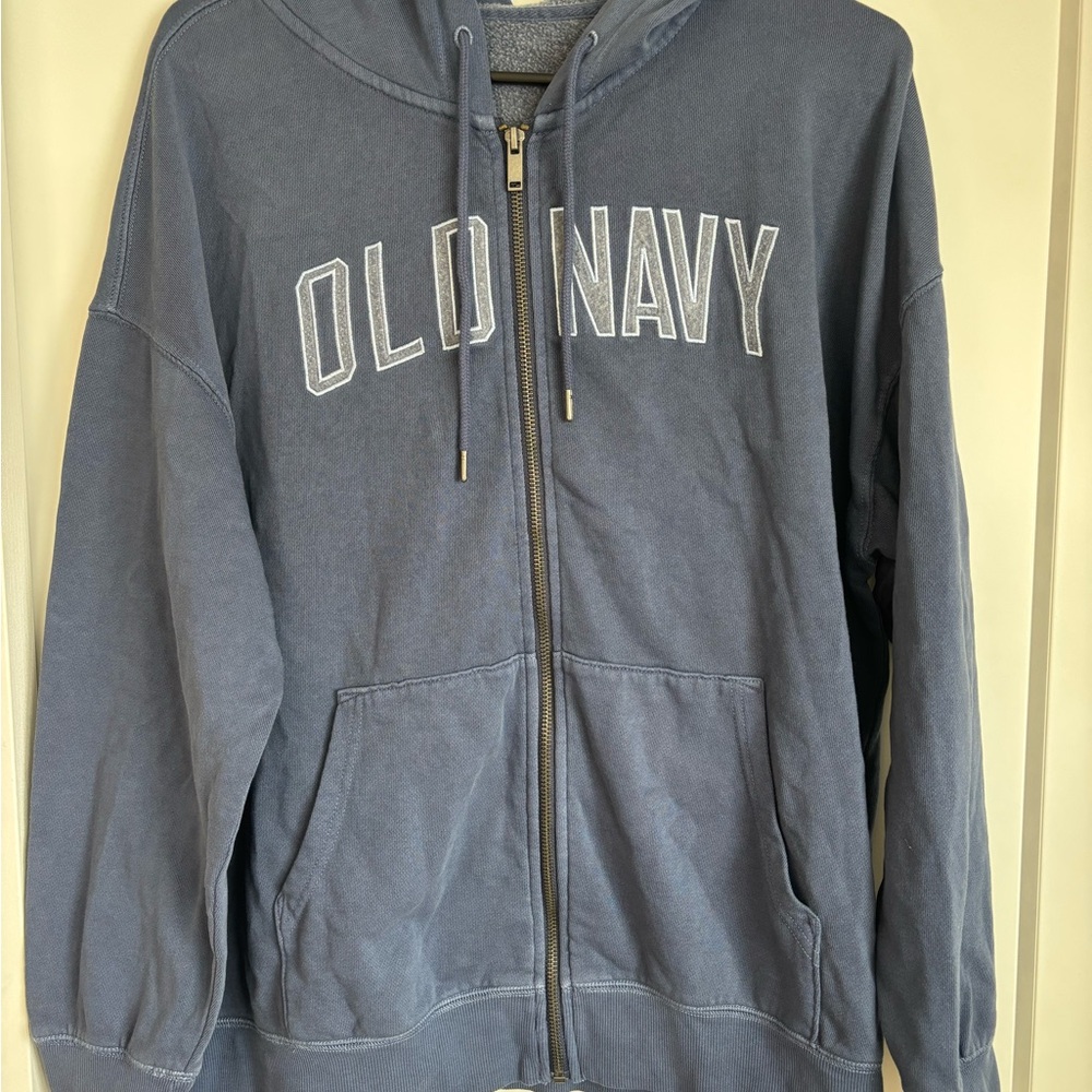 Old Navy Charcoal Blue Hoodie